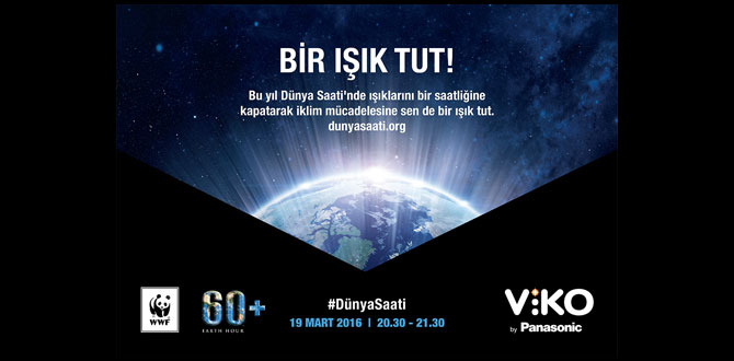 Viko’dan WWF Türkiye’nin dünya saati etkinliğine büyük destek