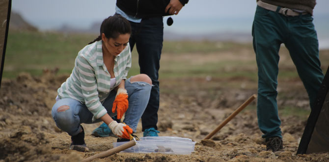 Ünlü oyuncu Merve Sevi yeni filminde bu kez bir arkeologu canlandırıyor
