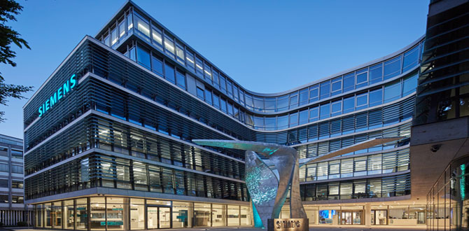 Siemens’in Münih’teki yeni merkez binası açıldı