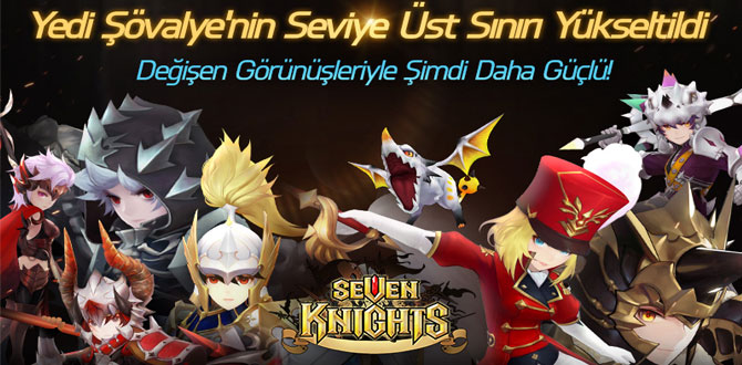 Mobil RPG Seven Knights karakterlerinin üst sınır seviyesi arttı, oyuna 8 yeni savaşçı katıldı