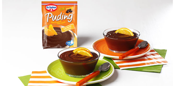 Sevilen iki lezzet Dr. Oetker Çikolatalı Portakallı Puding’de bir araya geldi!
