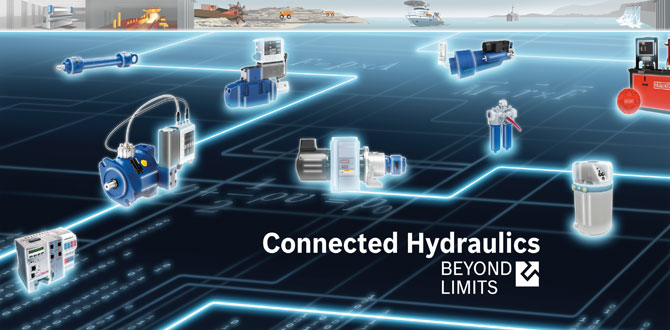 Bosch Rexroth, Connected Hydraulic Sistemlerle Sanayi 4.0’a hazır…