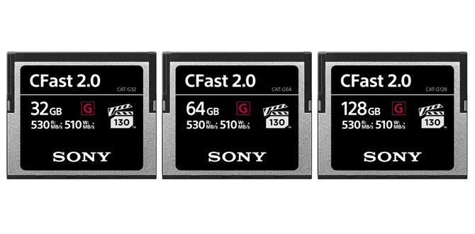 Sony, Pro hafıza kartı ürün gamını yeni CFast yelpazesi ile tamamlıyor…