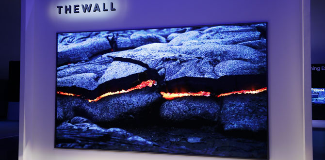 Samsung’dan dünyanın ilk modüler 146-inç MicroLED TV’si “The Wall”