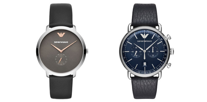 Emporio Armani saatlerine modern görünüm…
