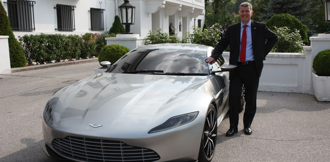 James Bond’un Aston Martin’i Ankaralıları büyüledi