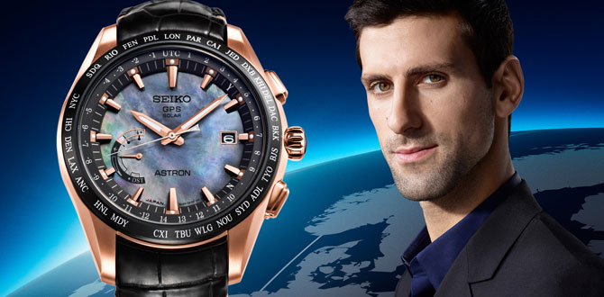 Dünyanın en iyi tenis oyuncusu için tasarlanmış mükemmel bir saat: Astron GPS Solar