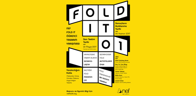 Nef’ten öğrenciler için tasarım yarışması: Fold It. Yaratıcılığını Katla!