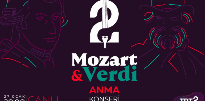 “Mozart ve Verdi Anma Konseri”  Canlı Yayınla TRT 2’de
