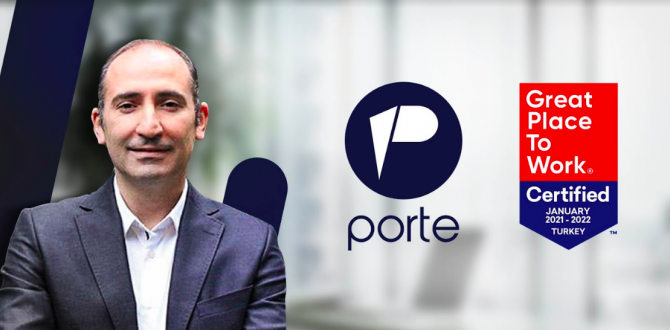 Yerli proje geliştirme şirketi Porte, “Great Place To Work” sertifikası aldı 